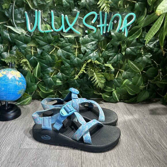 Chaco Z1 Classic Blue Pastel Hiking Sandals Women’s 6 - Picture 1 of 9